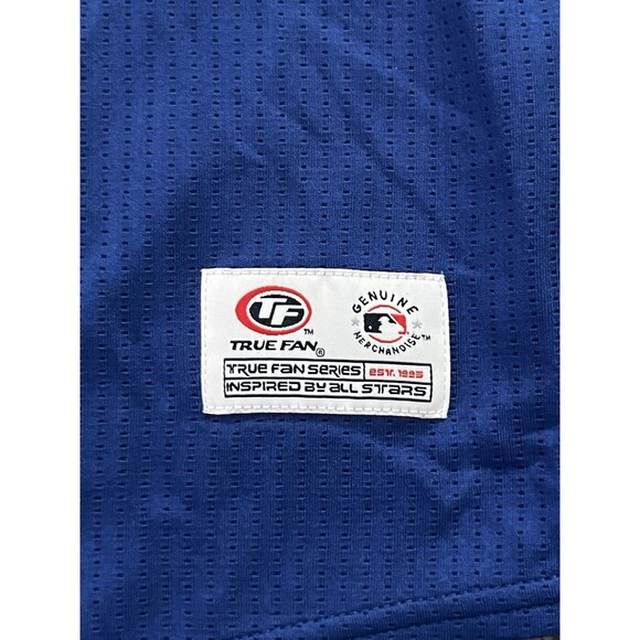 True Fan Genuine Los Angeles Dodgers Royal Blue Embroidered Jersey Size 3XL - Picture 5 of 7
